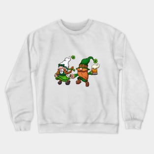 Hopping St Patrick’s Day Gnomes Crewneck Sweatshirt
